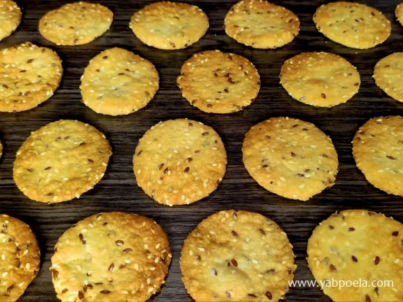 Домашнее печенье с кунжутом — очень простой рецепт